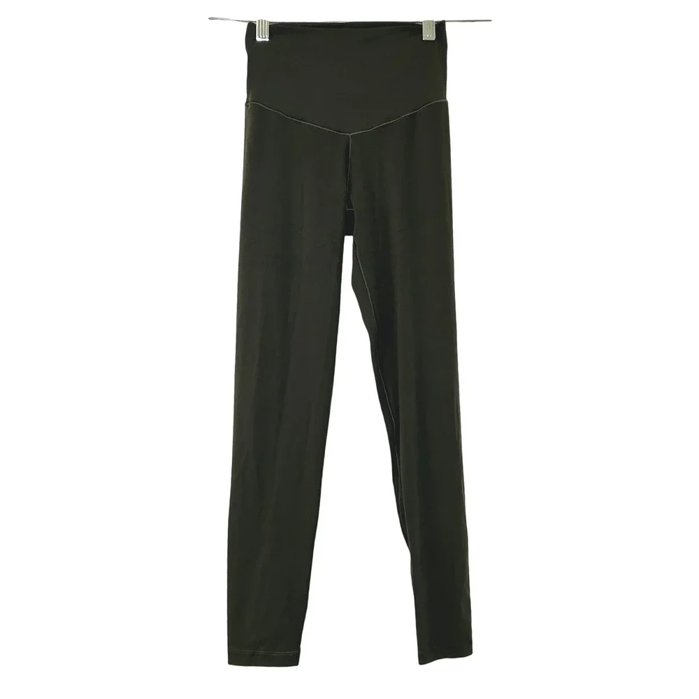 OFFLINE by Aerie Real Me High Rise 7/8 Leggings Olive Green Small workout active